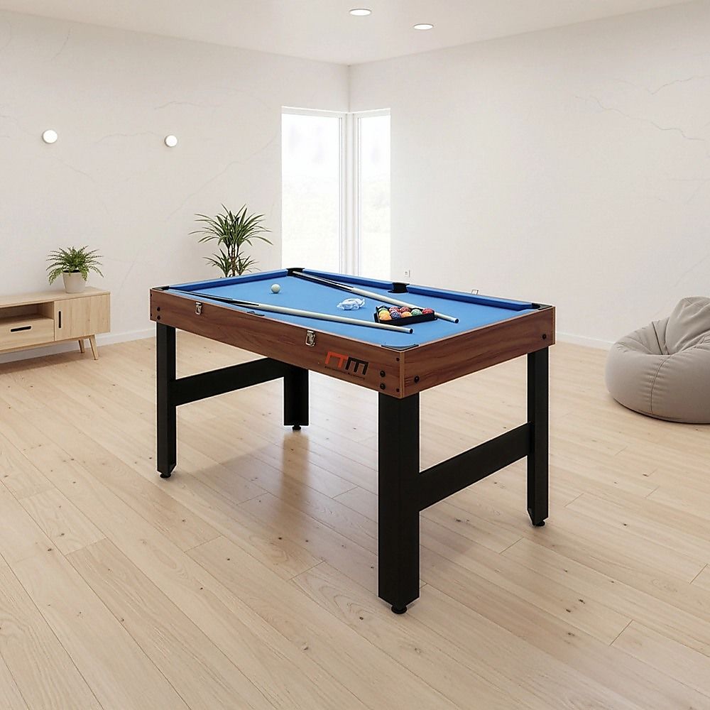 Games Table 4FT 3-in-1 Foosball Soccer Hockey Pool Table