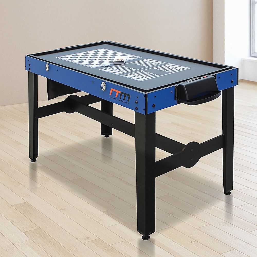Games Table 4FT 12-in-1 Combo Foosball Soccer Basketball Hockey Pool Tennis
