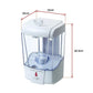 Soap Alcohol Sanitizer Dispenser Automatic 700ML Hands-Free Sensor Wall Mount