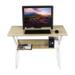 Computer Desk Wood & Metal with Shelf Home Office Furniture