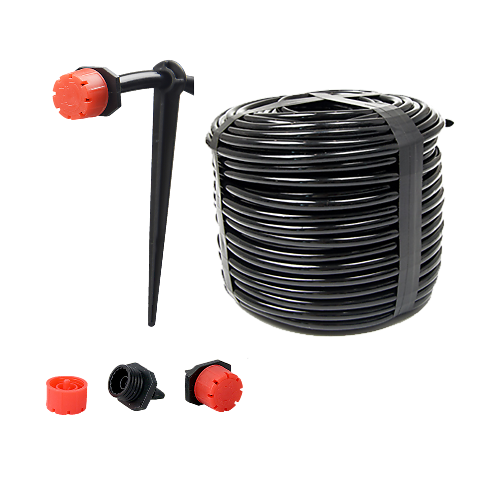 Garden Irrigation System 50M Hose Plant Watering DIY Micro Drip Kits