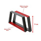 Table Bench Desk Legs Trapezium Shaped Retro Industrial Design Fully Welded - Black