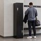 Two-Door L-Shaped Office Gym Shed Storage Lockers - Black