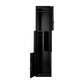 Two-Door L-Shaped Office Gym Shed Storage Lockers - Black