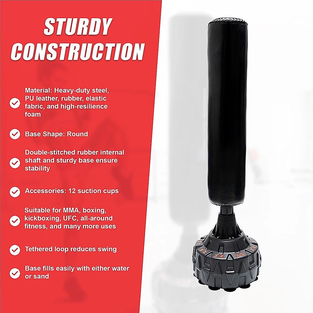 Free Standing Boxing Punching Bag Stand 170cm MMA UFC Kick Fitness
