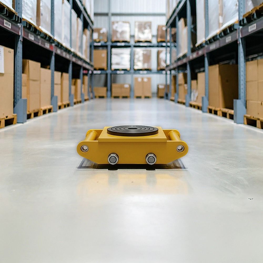 Machine Dolly Skate Heavy Duty 3x3 Roller Mover Cargo Trolley 6T
