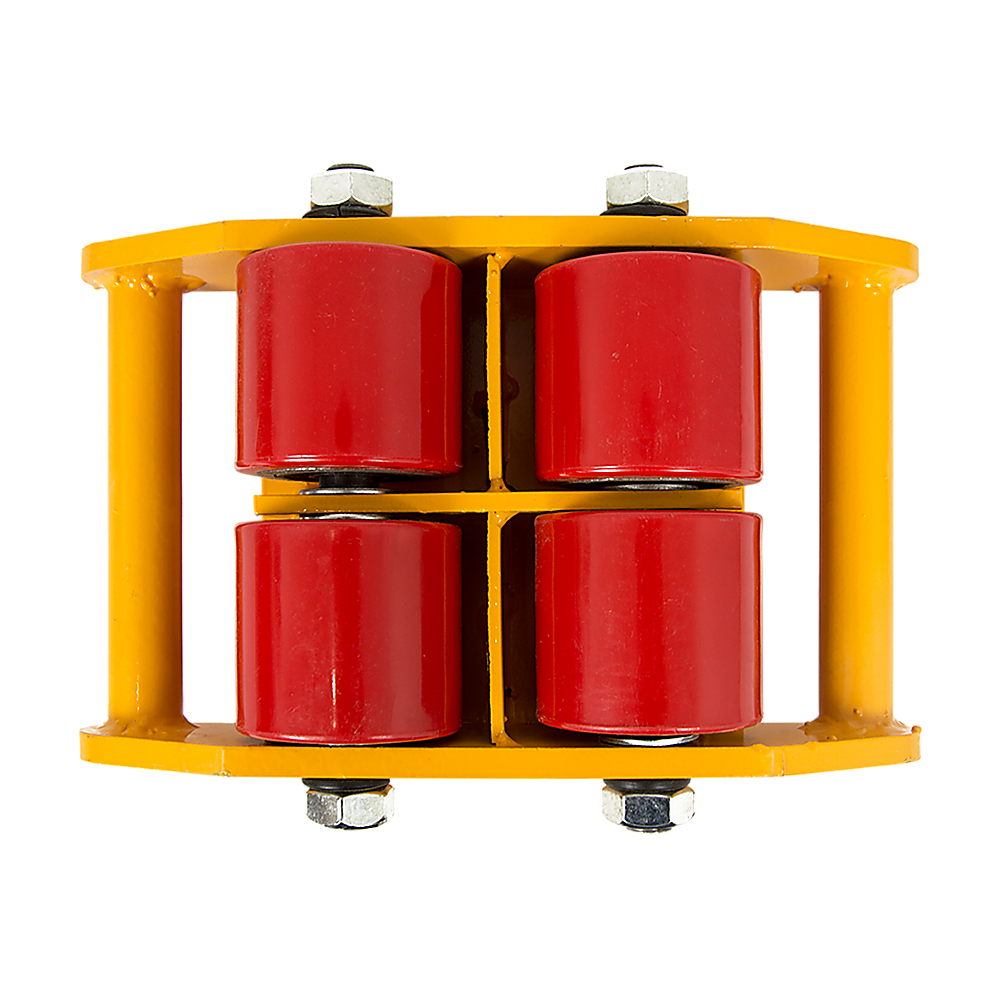 Machine Dolly Skate Heavy Duty 3x3 Roller Mover Cargo Trolley 6T