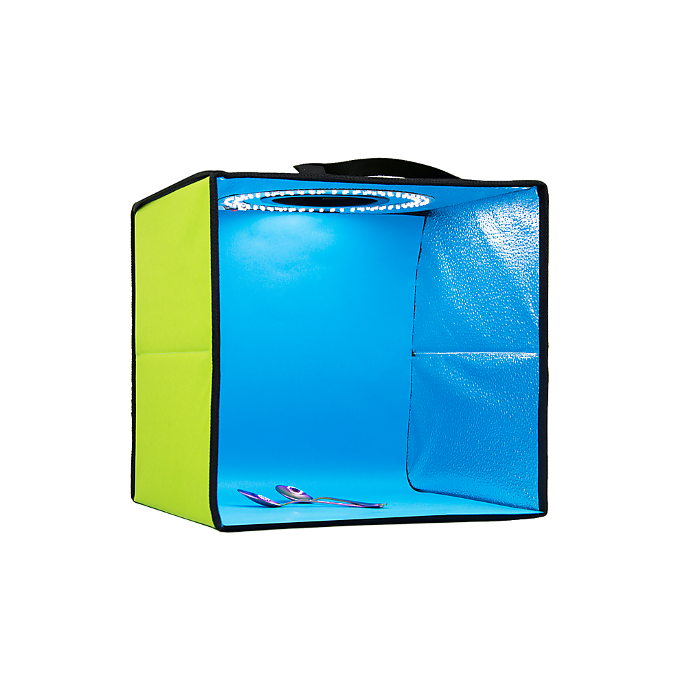 LED Light Room Photo Studio 12'' Photography Lighting Tent Kit with Backdrop Cube Box