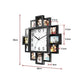 Photo Frame Clock 12-Picture Display Collage Wall Clock Home Décor