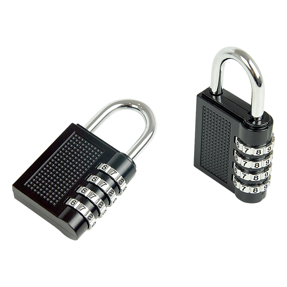 Combination Padlock X2 4-Digit Outdoor Weatherproof Security School Lock Travel
