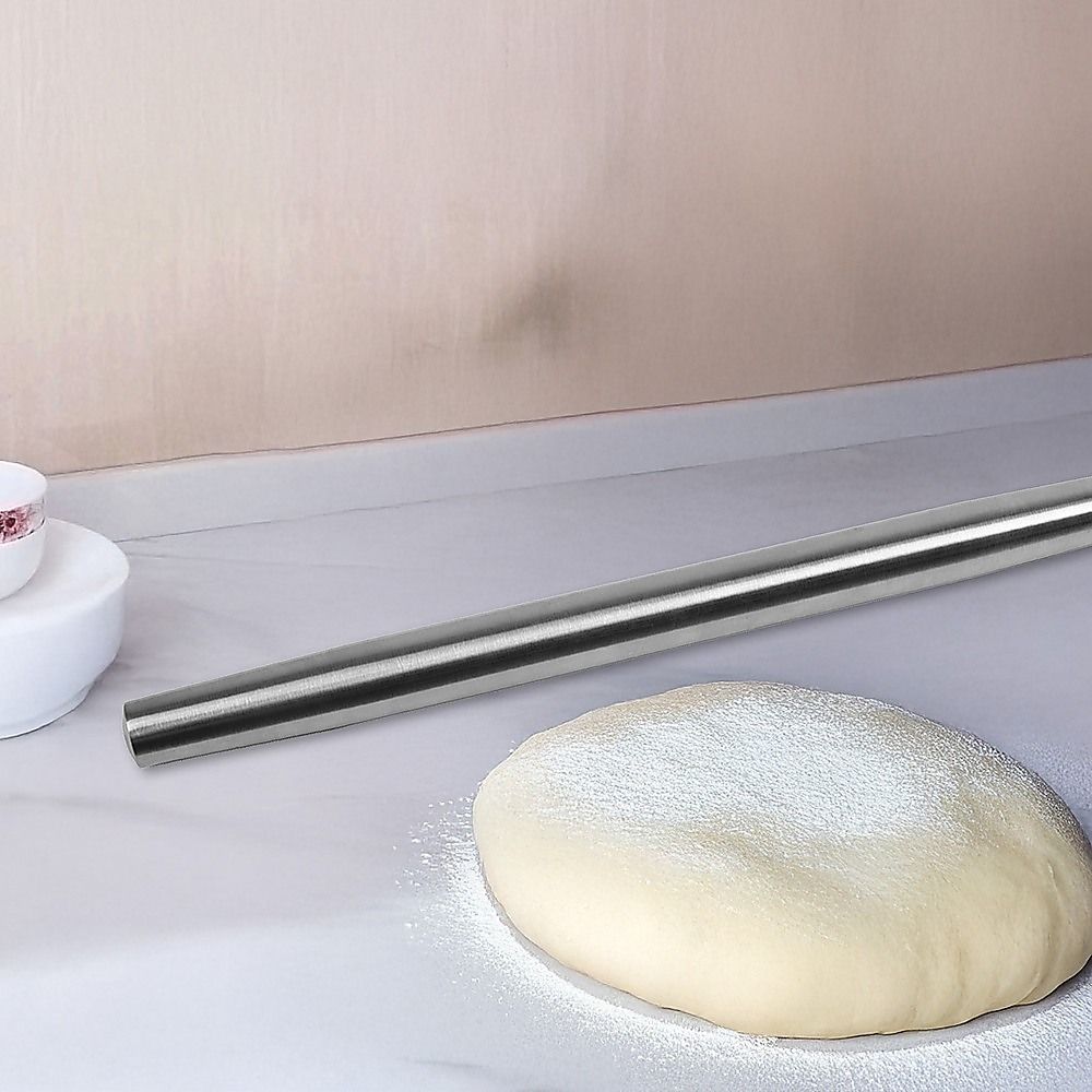 Rolling Pin Professional Baking Premium 304 Stainless Steel Kitchen Rod