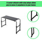 Overbed Table Laptop Desk with Wheels Adjustable Workstation