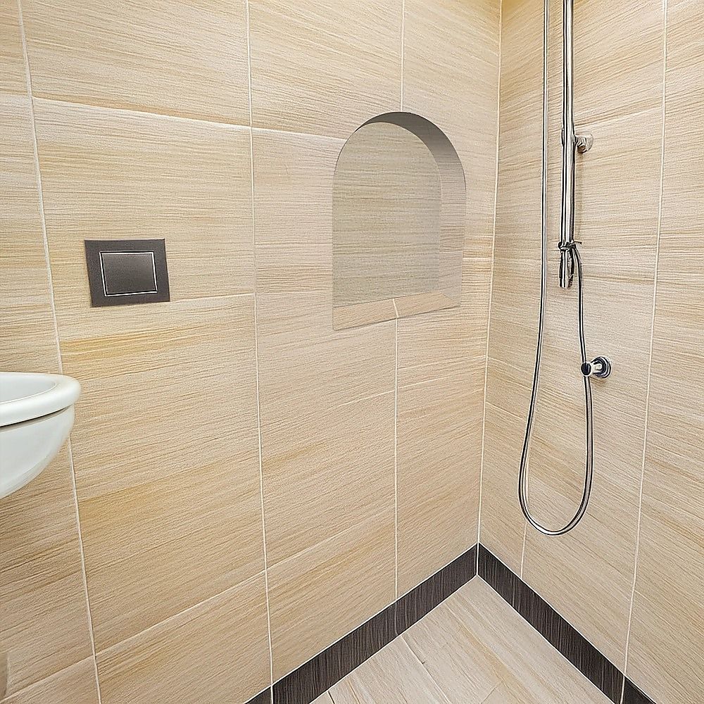 Shower Niche Arch 450 x 350 x 90mm Prefabricated Wall for Bathroom Renovation