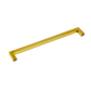 Brushed Brass Drawer Pulls Set of 15 - Kitchen Cabinet Handles Gold Finish 256mm