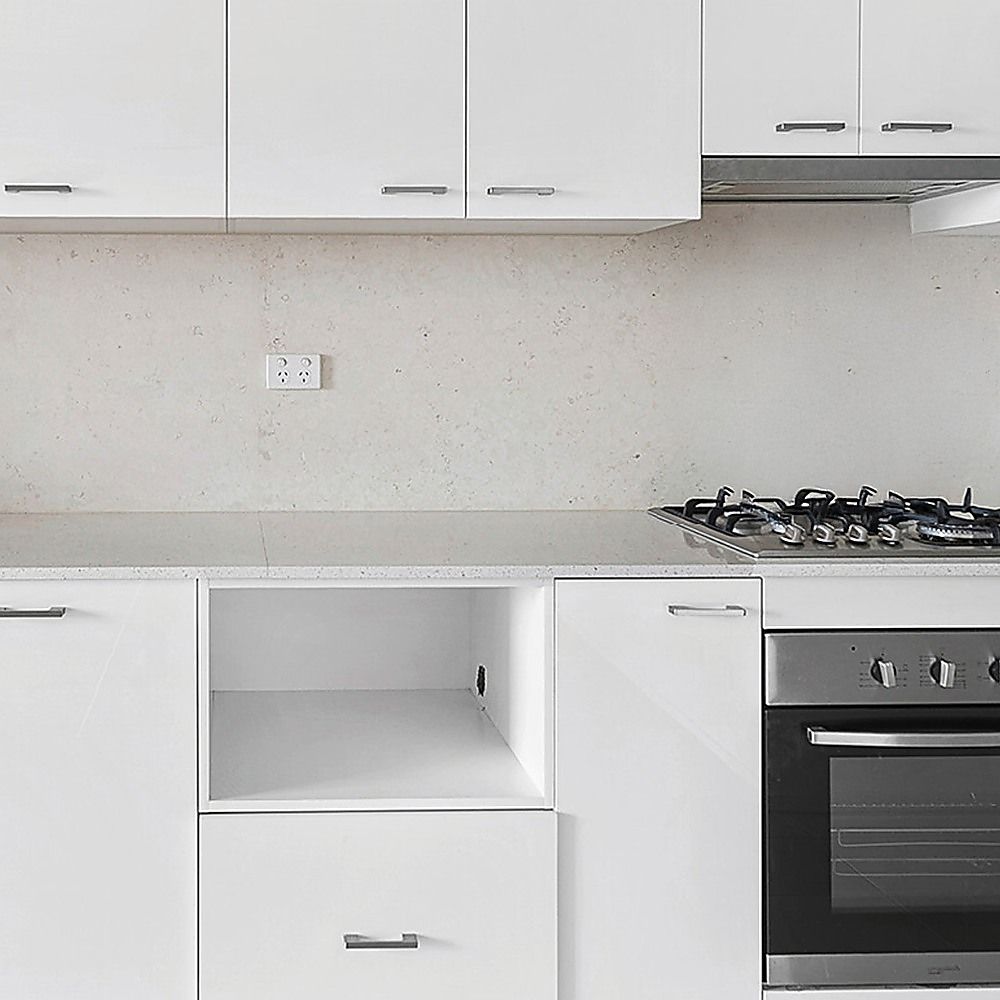 Brushed Nickel Stainless Steel Kitchen Cabinet Square Drawer Pull Handles 15-Pack