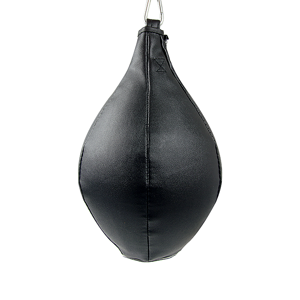 Boxing Speed Bag Cowhide Leather MMA Punching Focus Bag for Muay Thai Training