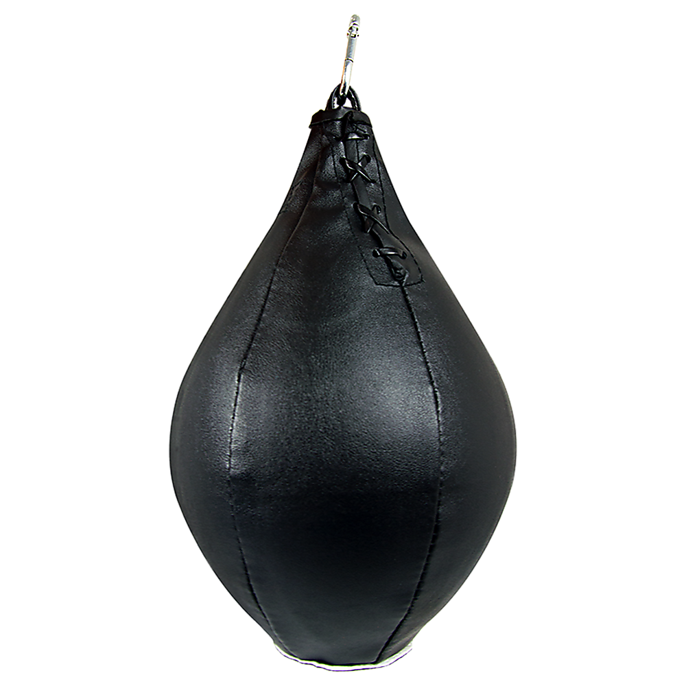 Boxing Speed Bag Cowhide Leather MMA Punching Focus Bag for Muay Thai Training