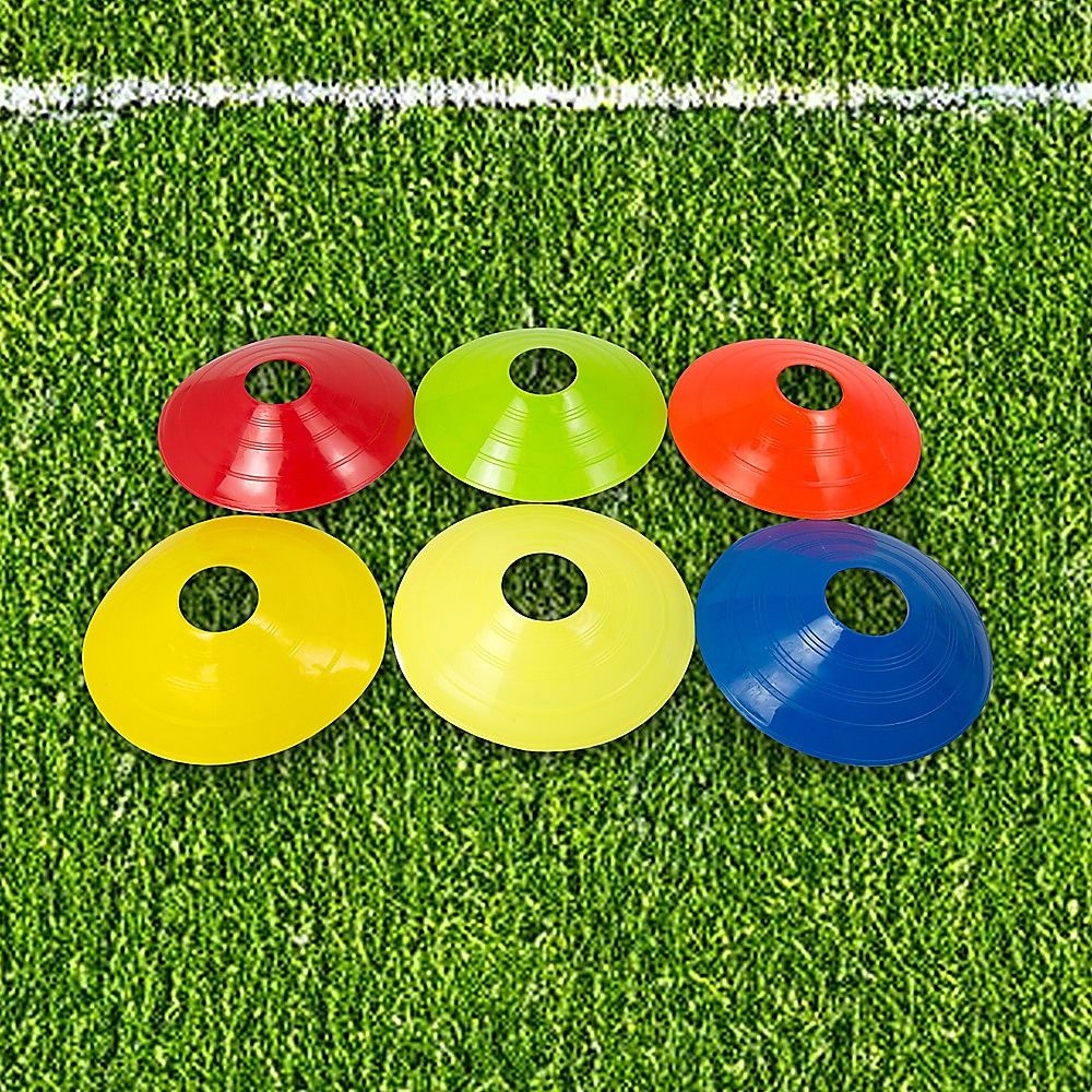 Sports Training Discs 60 Pack Markers Cones for Soccer AFL Exercise Fitness