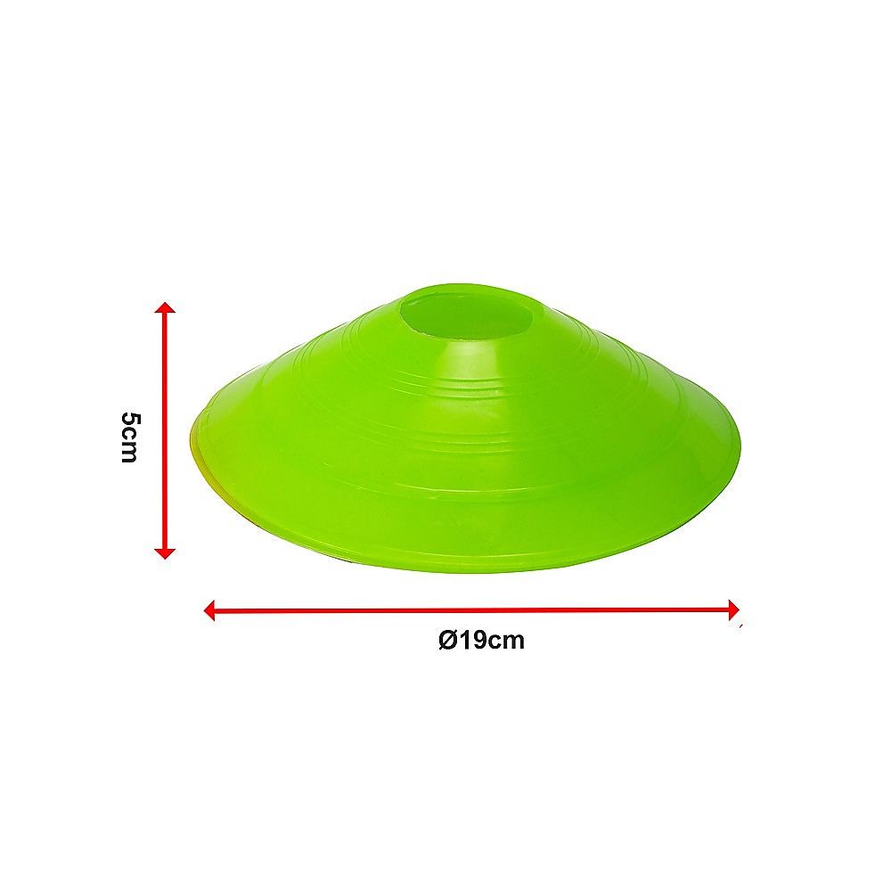Sports Training Discs 60 Pack Markers Cones for Soccer AFL Exercise Fitness