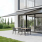 Retractable Folding Arm Awning 5.5m x 3.0m Heavy Duty Full Cassette Motorized
