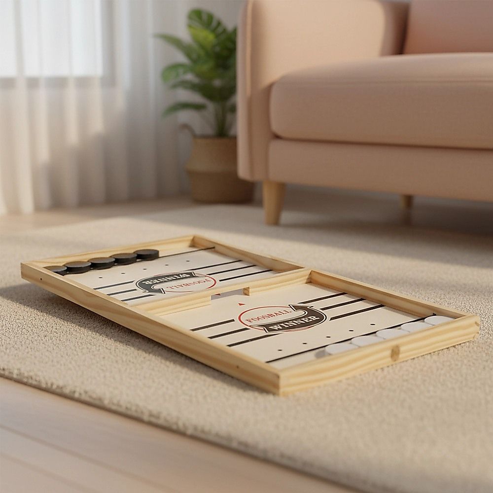 Sling Puck Table Battle Ice Hockey Board Game for Adults & Kids