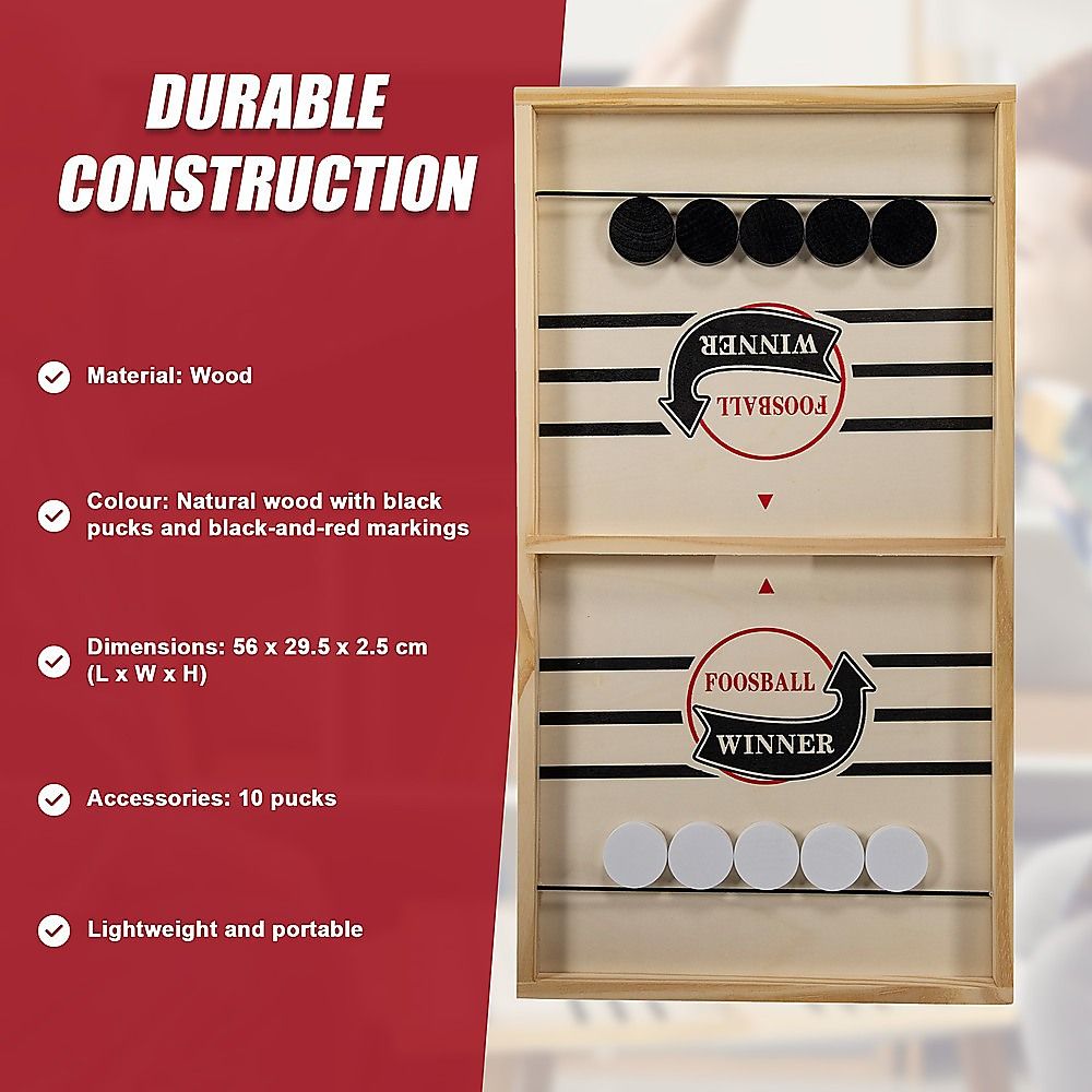 Sling Puck Table Battle Ice Hockey Board Game for Adults & Kids