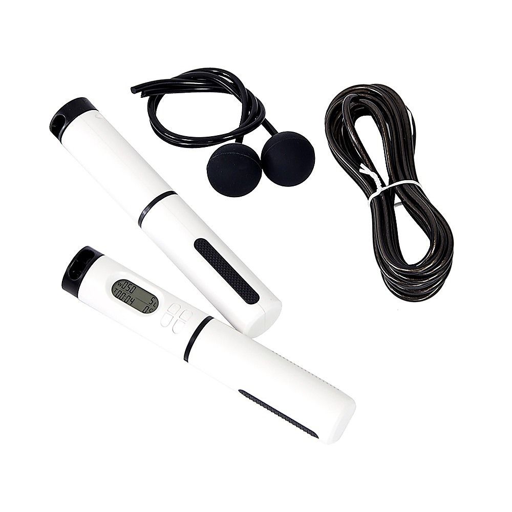 Skipping Rope Jump with Counter Smart Adjustable Calorie Counting Ropeless Cable