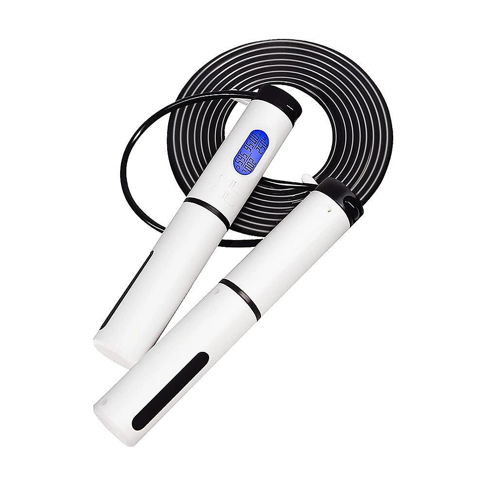 Skipping Rope Jump with Counter Smart Adjustable Calorie Counting Ropeless Cable