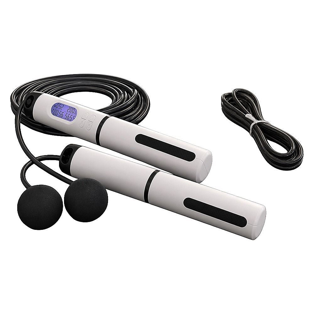 Skipping Rope Jump with Counter Smart Adjustable Calorie Counting Ropeless Cable