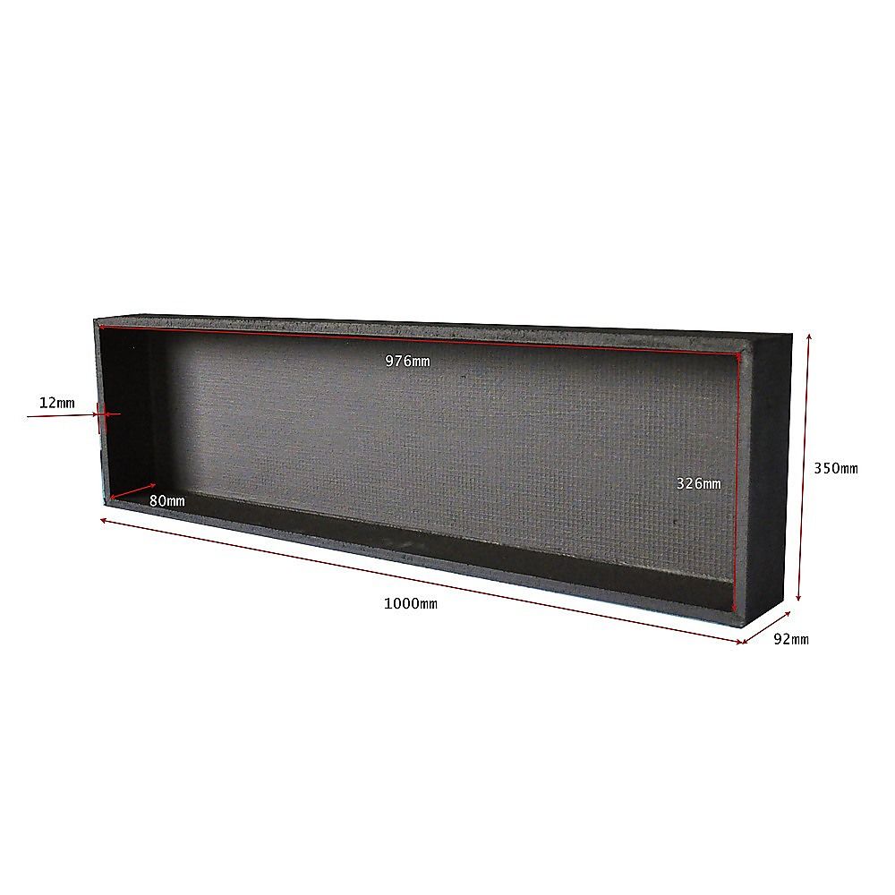 Shower Niche Prefabricated Bathroom Wall Renovation - 350 x 1000 x 92mm