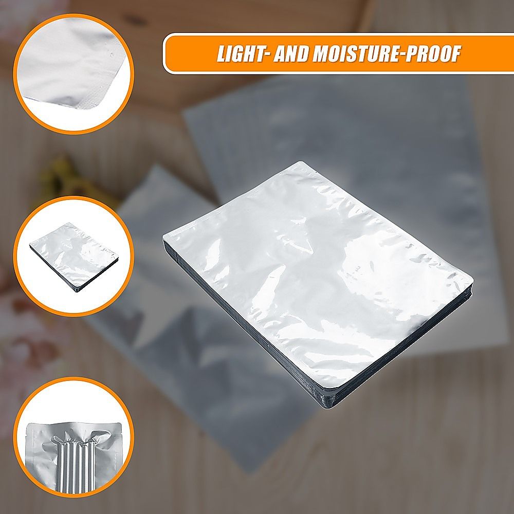 Food Vacuum Bags 100x Pouch Foil Aluminum Storage Heat Seal 30x40cm