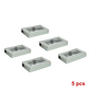 Humane Mice Trap Set of 5 - Reusable Safe Catching Metal Mouse Multi-Live Catcher