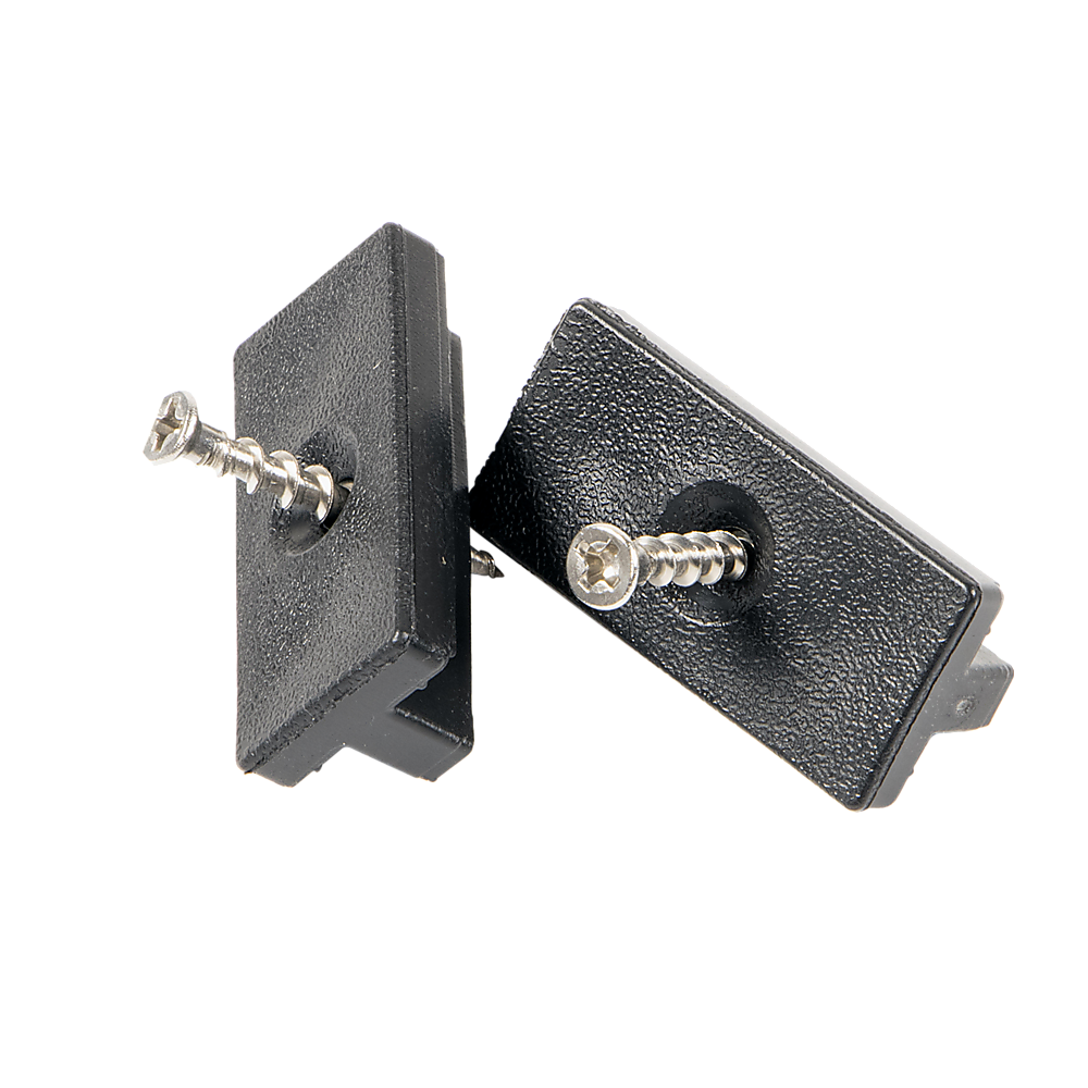 Composite Decking Hidden Fixing Fasteners - 100 Plastic T Clips & Screws