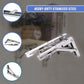 Stainless Steel Folding Table Bracket 2x 10" Heavy Duty 50kg Load