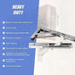 Stainless Steel Folding Table Bracket 2x 10" Heavy Duty 50kg Load