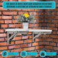 Stainless Steel Folding Table Bracket Shelf Bench 50kg Load Heavy Duty 20" Set of 2