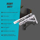 Stainless Steel Folding Table Bracket Shelf Bench 50kg Load Heavy Duty 20" Set of 2