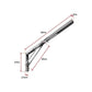 Stainless Steel Folding Table Bracket Shelf Bench 50kg Load Heavy Duty 20" Set of 2