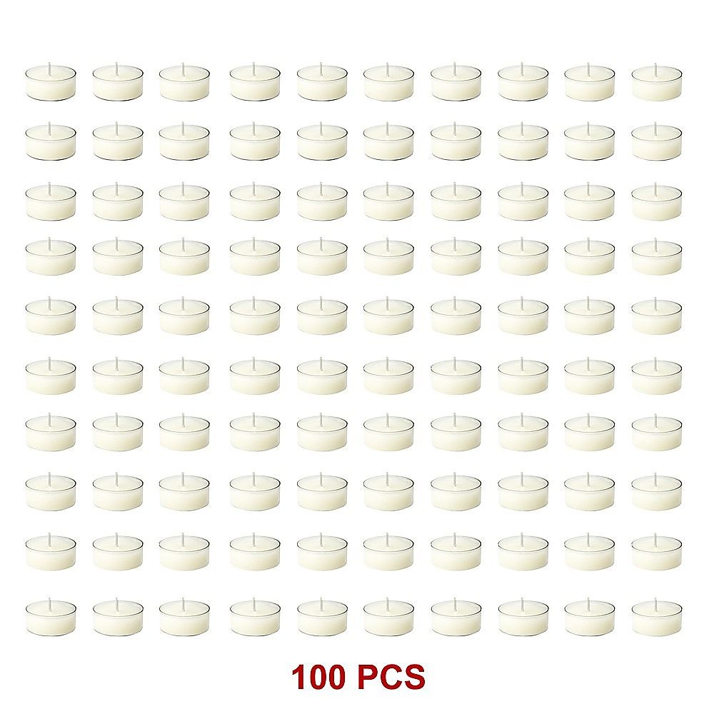 Soy Wax Tealight Candles Bulk Buy Unscented (100pc per set)