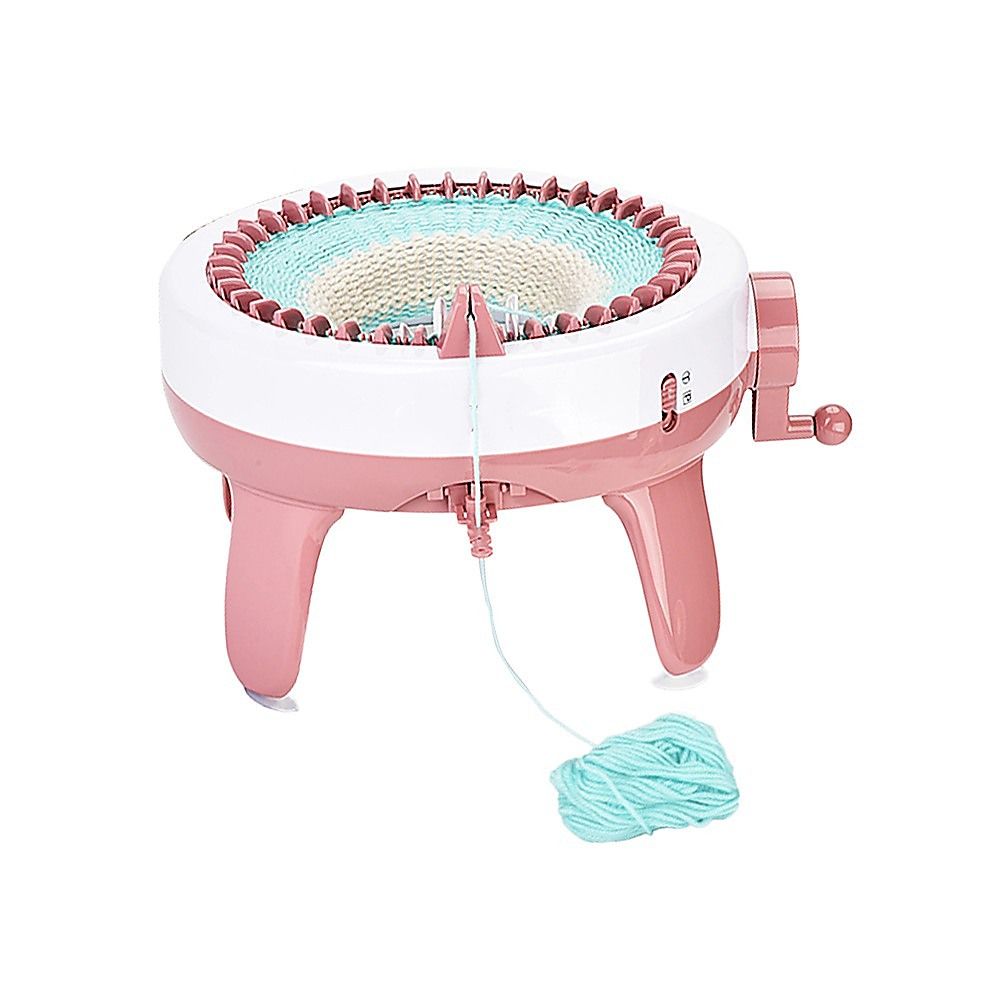 DIY Knitting Machine Smart Weaving Knit Rotating Kids Toy for Scarf, Sock, Hat Gift