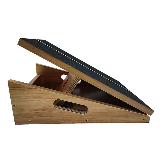 Exercise Board Wooden Slant with Adjustable Incline and Non-Slip Surface