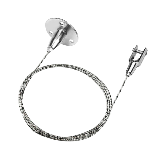 Billboard Hanger Indicator Light Suspension Hook Cable 30kg Load Capacity - 8 Pack