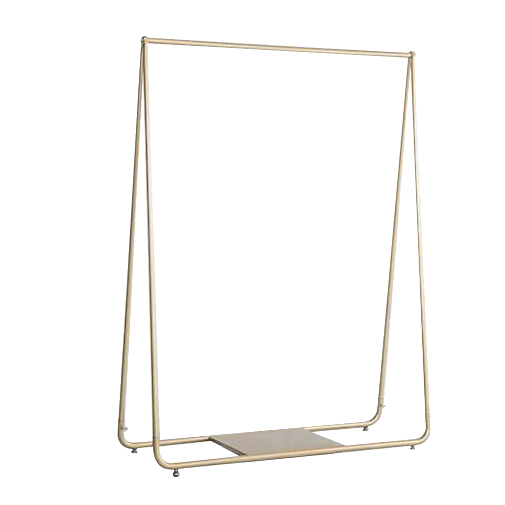 Garment Display Rack Gold Clothing Retail Shop Commercial