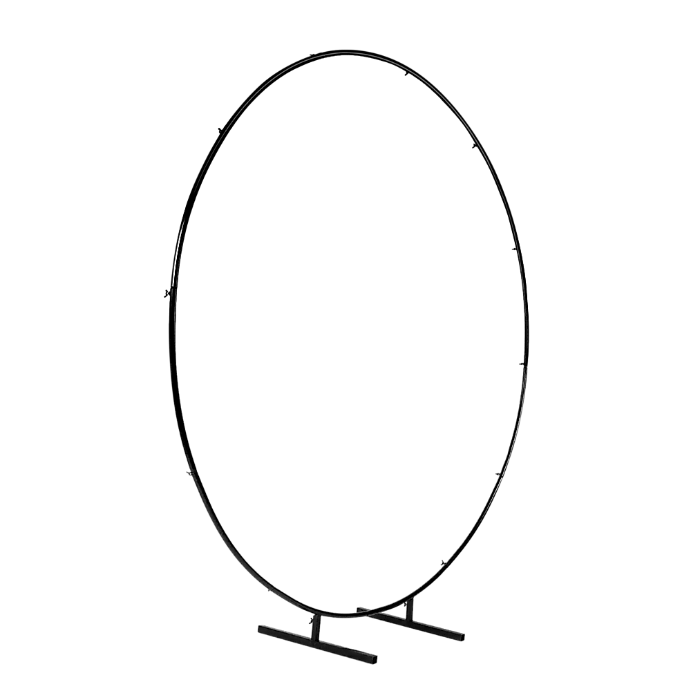 Wedding Hoop Round Circle Arch 2M Backdrop Flower Display Stand Frame Background