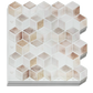 Peel and Stick Wall Tile 3D Shell Mosaic (30cm x 30cm x 10 sheets)