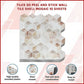 Peel and Stick Wall Tile 3D Shell Mosaic (30cm x 30cm x 10 sheets)