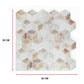 Peel and Stick Wall Tile 3D Shell Mosaic (30cm x 30cm x 10 sheets)