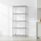 Storage Rack Shelving Wire Shelf 5 Tier Silver Metal