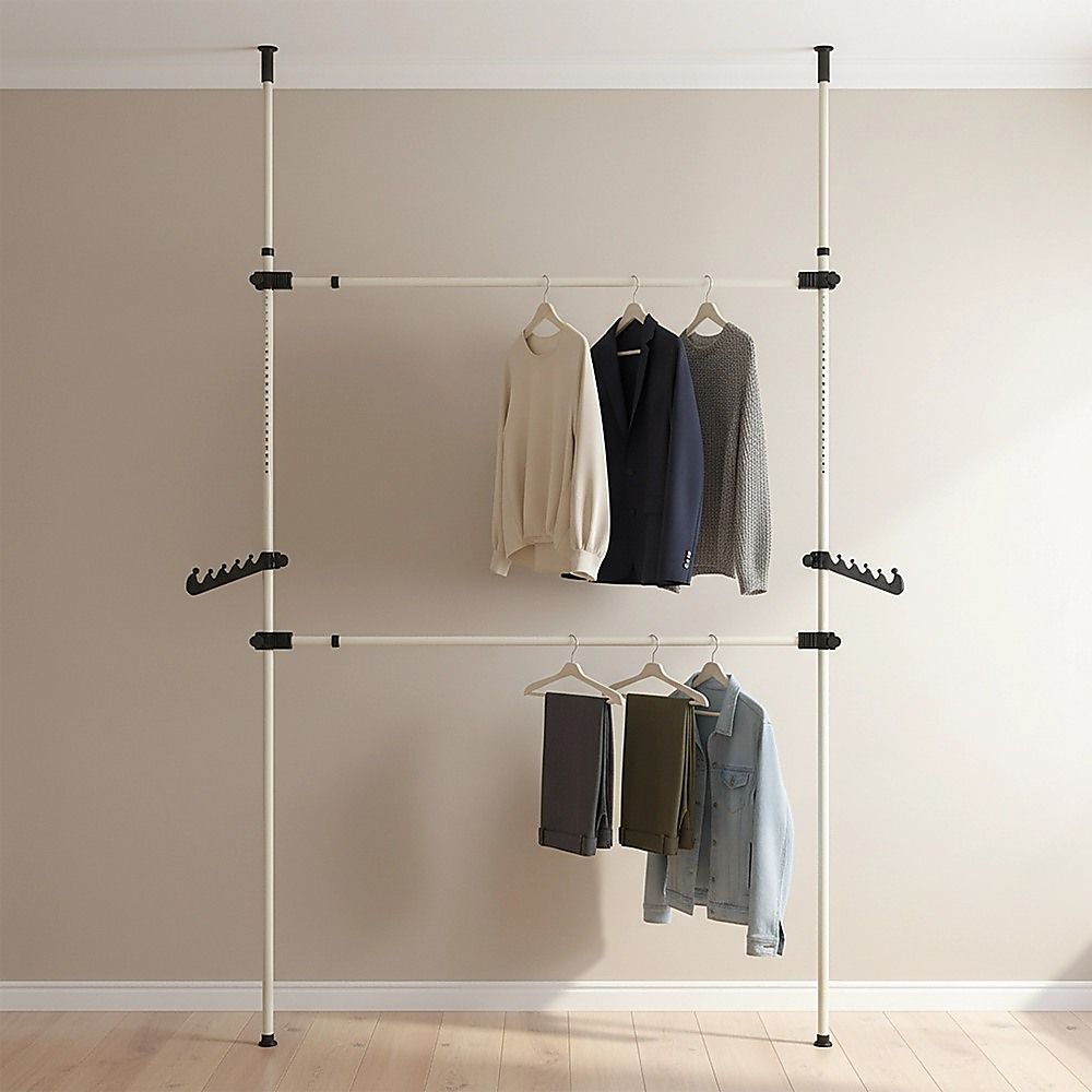 Heavy Duty Adjustable Clothes Rail Storage
