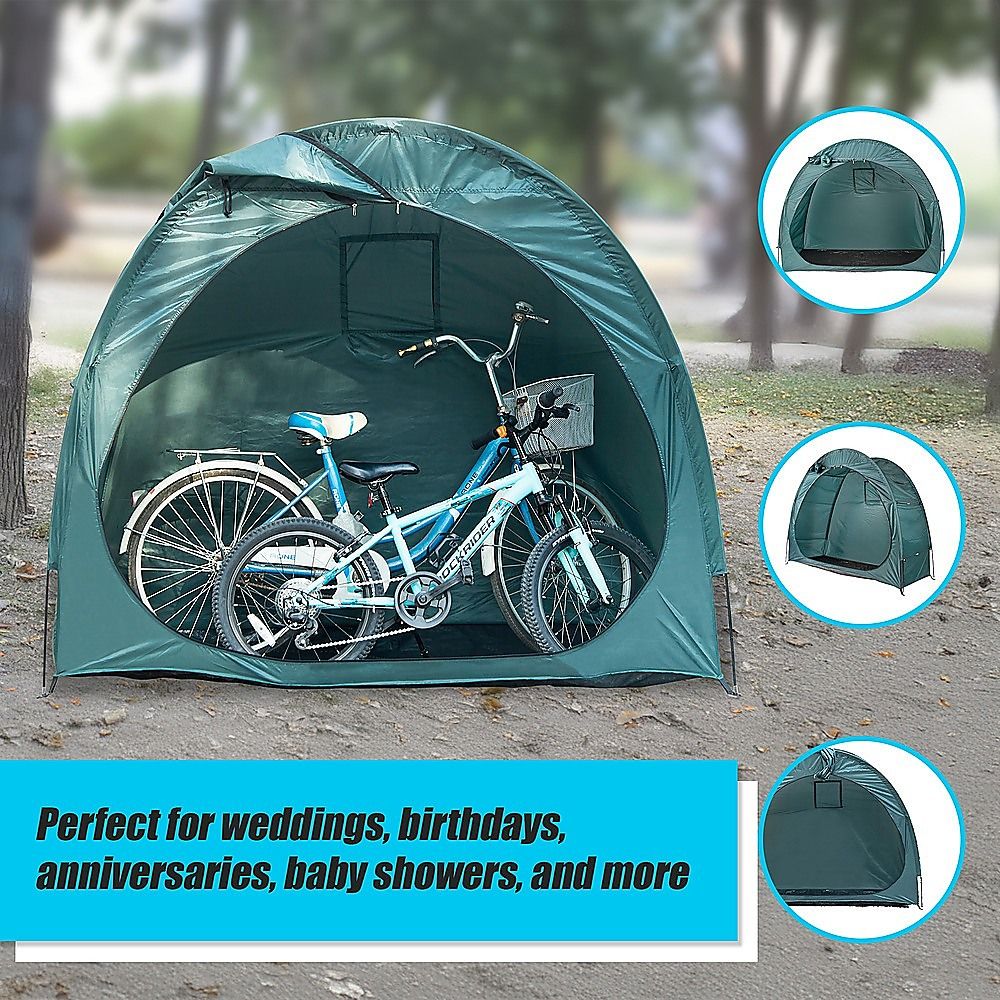 Bicycle Shelter Outdoor Bike Cave Garden Storage Shed Tent Travel